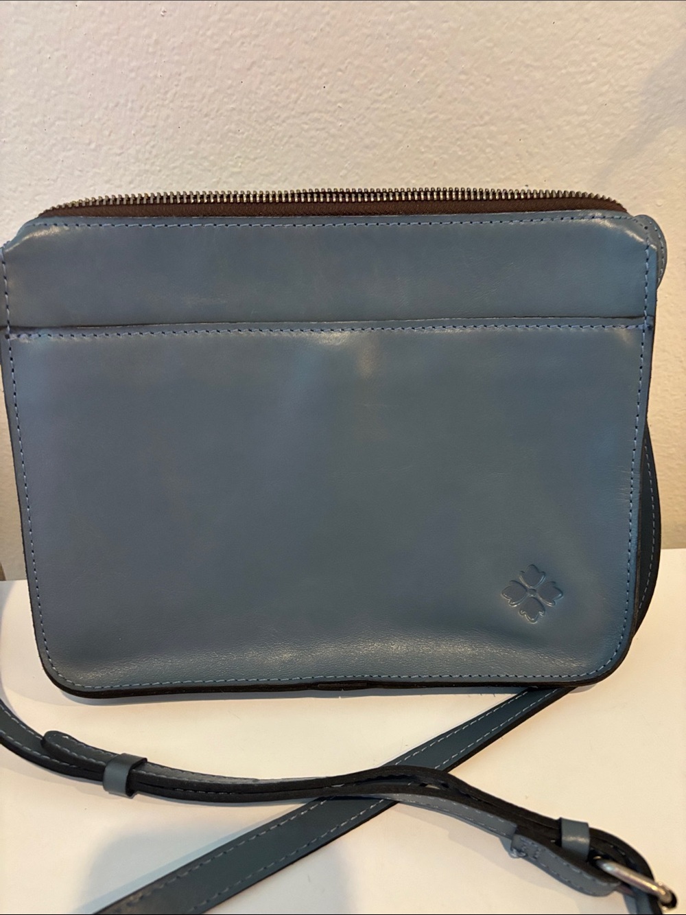 Patricia Nash Blue Crossbody Great Condition